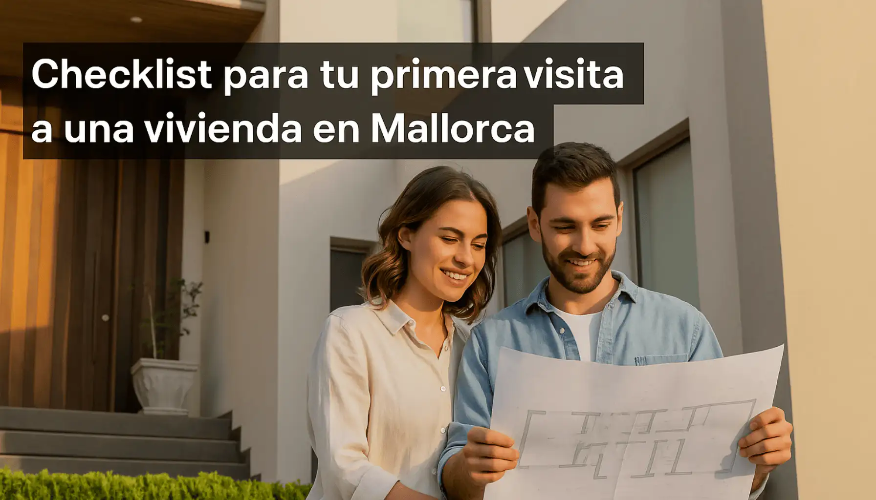Entrada de una vivienda organizada para una primera visita inmobiliaria
