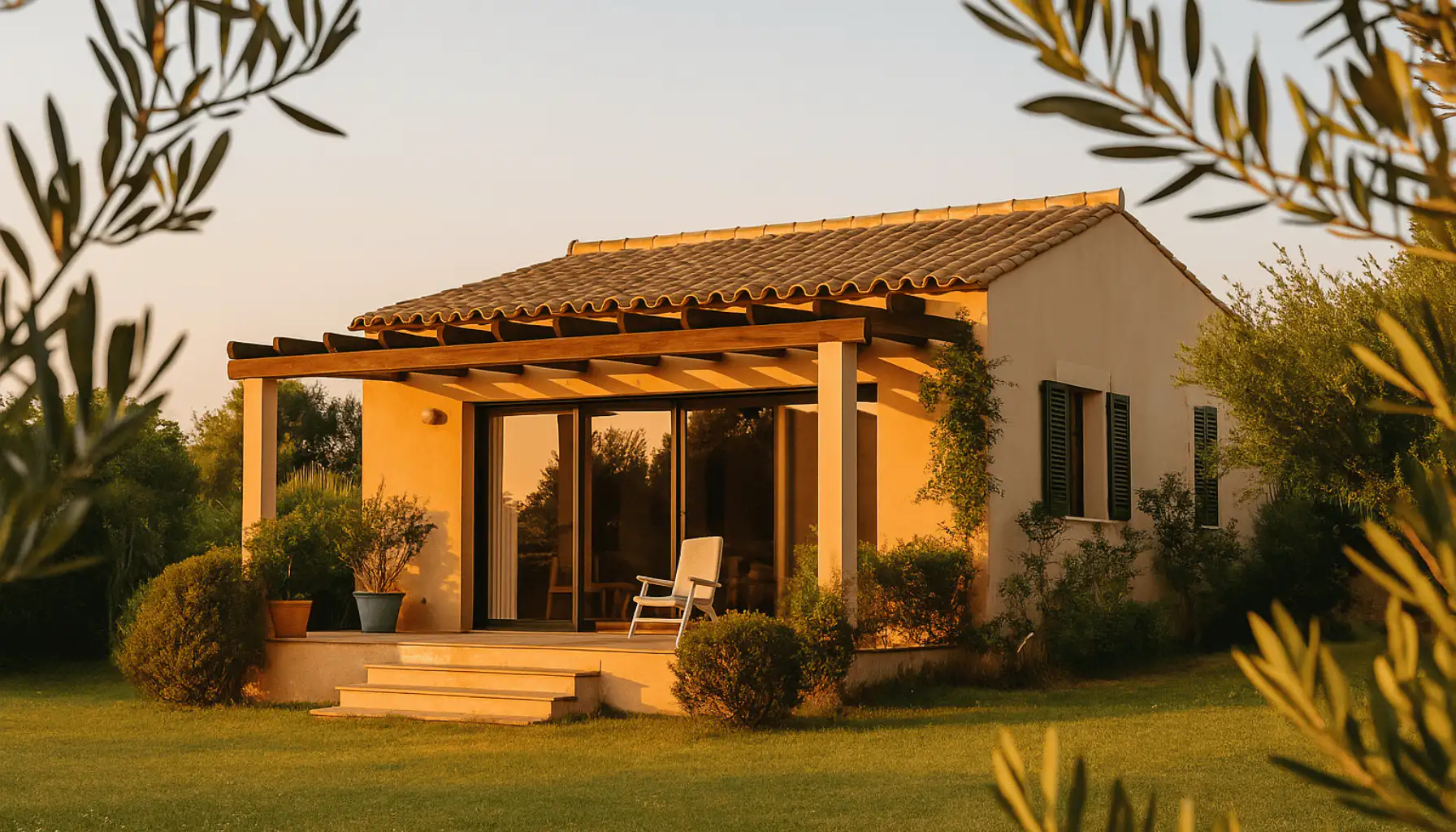 Casa mediterránea soleada lista para ser visitada por futuros propietarios